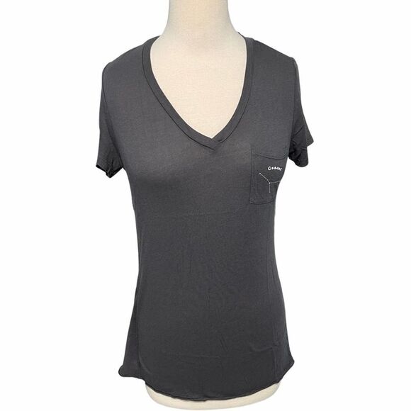 Women's Michelle By Comune Tee Shirt Cancer Gray Medium‎ Astrology Horoscope Top - Picture 10 of 10